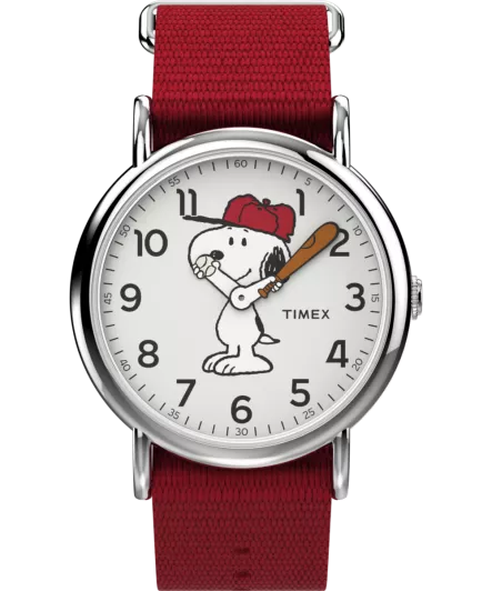 Timex® Analogique 'Peanuts Snoopy Weekender' Unisexe Montre TW2R41400