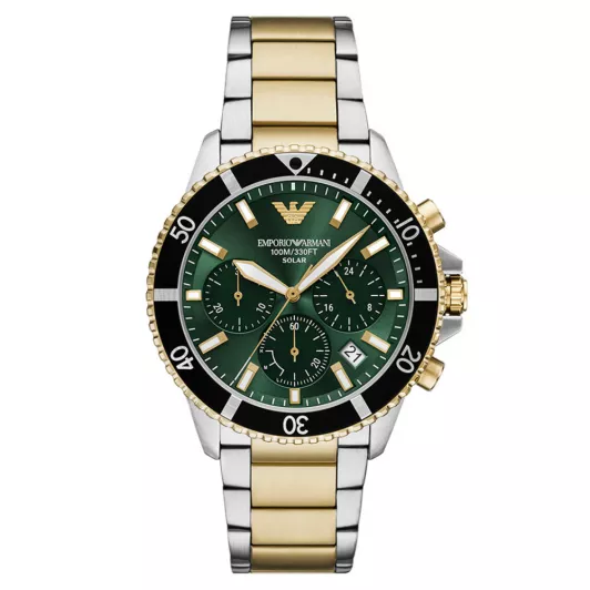 Emporio Armani® Chronograph 'World Explorer' Men's Watch AR11695
