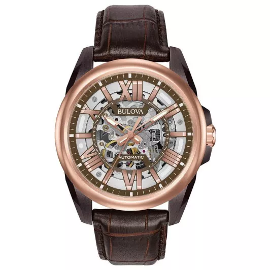 Bulova® Analogique 'Automatic' Hommes Montre 98A165