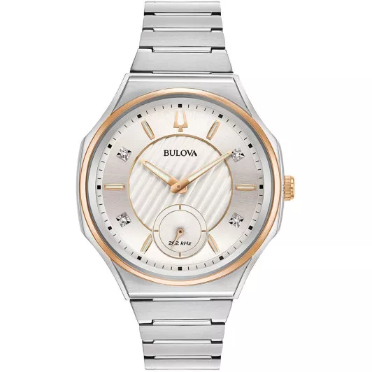 Bulova® Analogique 'Curv' Femmes Montre 98P182