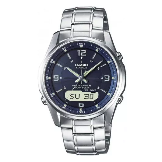 Casio® Analoog En Digitaal 'Radio controlled watches' Heren Horloge LCW-M100DSE-2AER