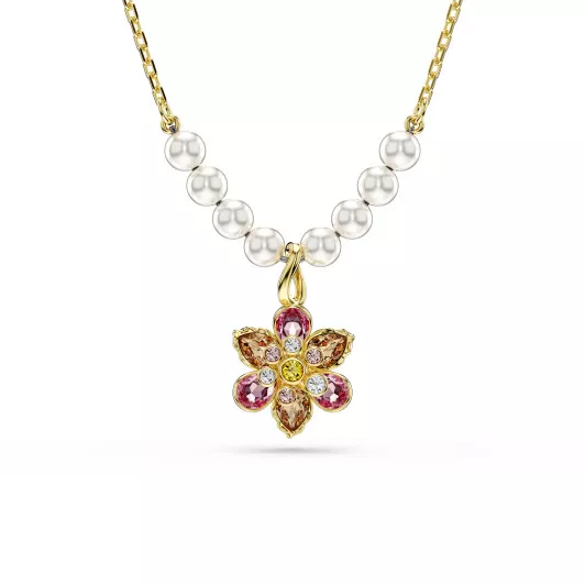 Swarovski® 'Idyllia' Femmes Métal plaqué Collier - Or 5723140