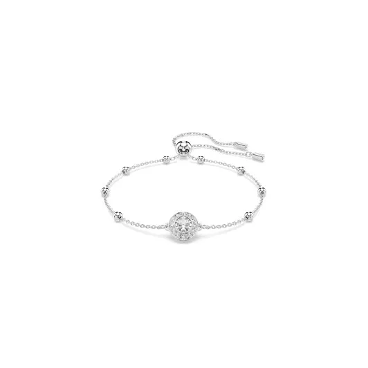 Swarovski® 'Una Angelic' Women's Base Metal Bracelet - Silver 5733196