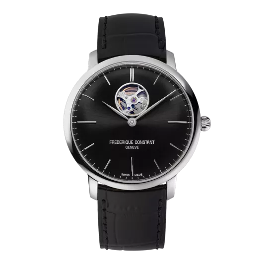 Frederique Constant® Analogique 'Slimline Heart Beat' Hommes Montre FC-312B4S6