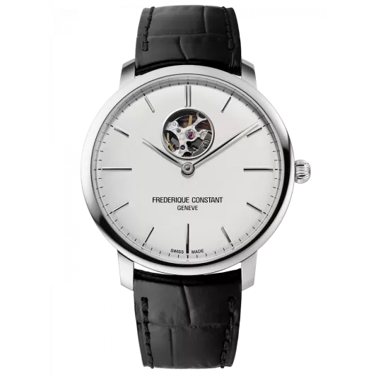 Frederique Constant® Analogique 'Slimline Heart Beat' Hommes Montre FC-312S4S6