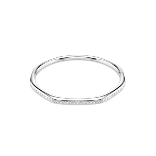 Swarovski® 'Dextera Octagon' Women's Base Metal Bracelet - Silver 5725222