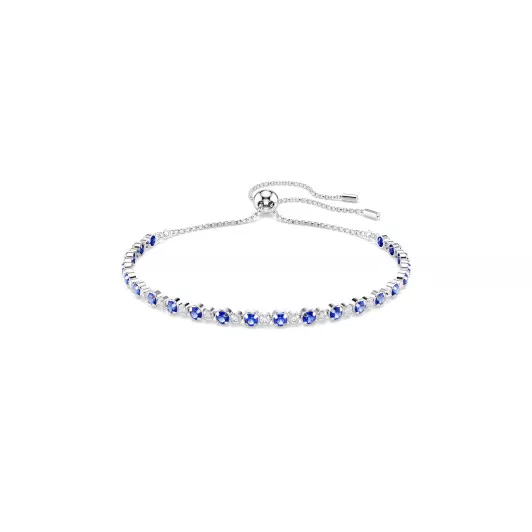 Swarovski® 'Matrix Tennis' Women's Base Metal Bracelet - Silver 5725854