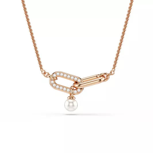 Swarovski® 'Constella' Women's Gold Plated Metal Necklace - Rose 5728589
