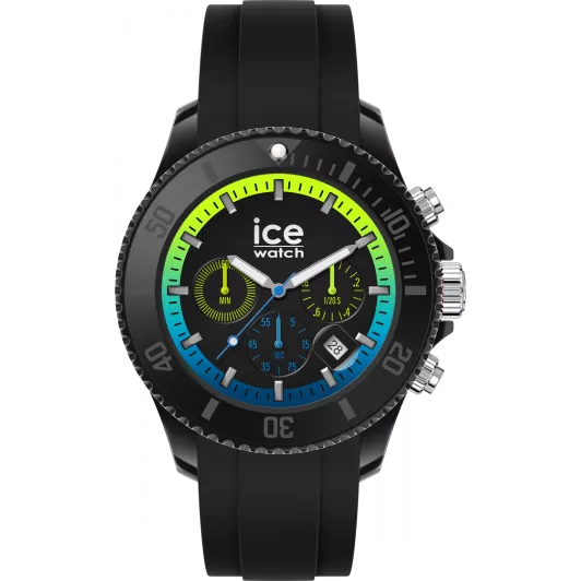 Ice Watch® Chronograph 'Ice Chrono - Black Lime' Men's Watch (Extra Large) 020616
