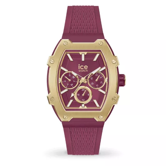 Ice Watch® Multi Zifferblatt 'Ice Boliday - Gold Burgundy' Damen Uhr (Small) 022868