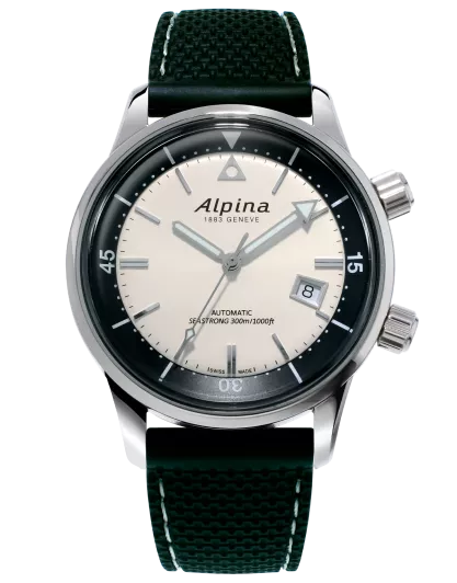 Alpina® Analogue 'Seastrong Diver Heritage' Men's Watch AL-525S4H6