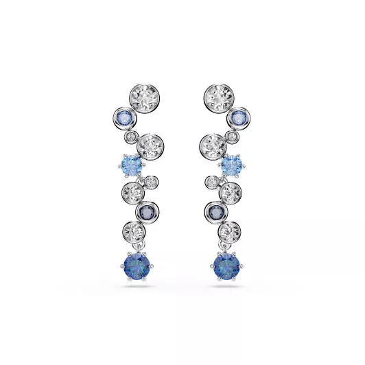 Swarovski® 'Constella' Women's Base Metal Drop Earrings - Silver 5732775