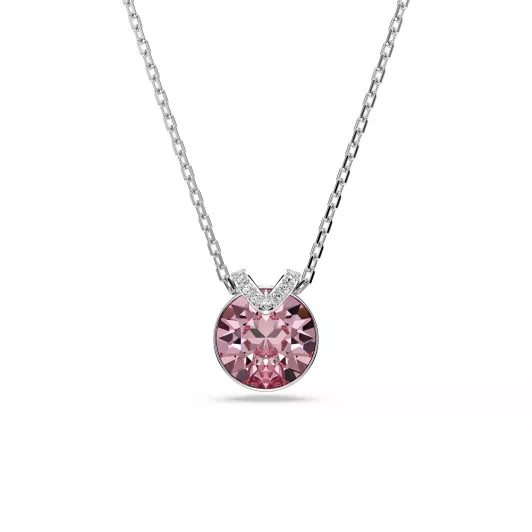 Swarovski® 'Bella' Women's Base Metal Necklace - Silver 5734230