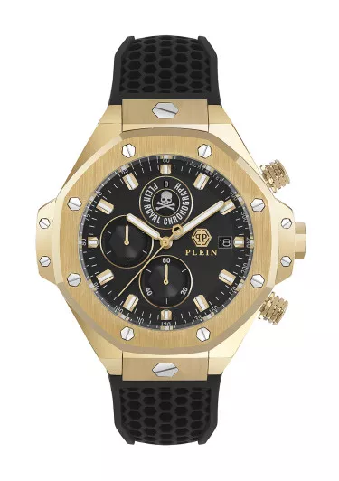 Philipp Plein® Chronographe 'Plein Chrono Royal' Hommes Montre PWLFA0325