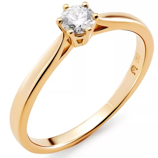 Orphelia® Women's Yellow gold 18C Ring - Gold RD-3920