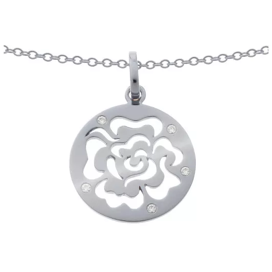 Orphelia® 'Fiore' Dames Zilver 925 925 Collier - Zilverkleurig ZH-7079