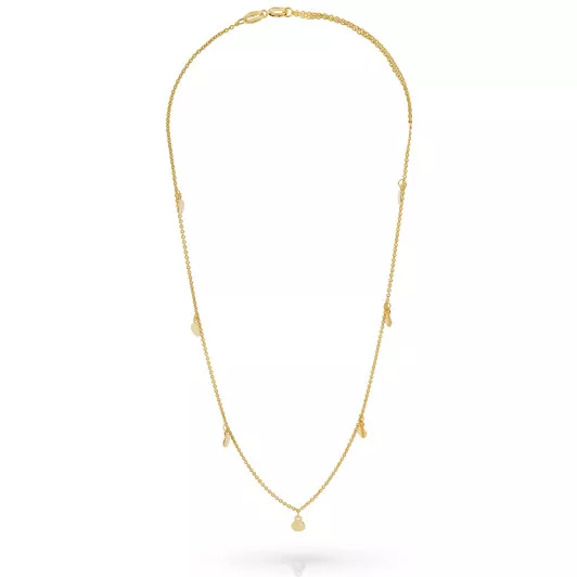 Orphelia® 'Heritage' Dames Zilver 925 925 Collier - Goudkleurig ZK-7559/G