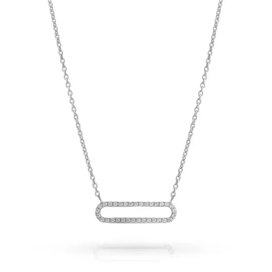 Orphelia® 'Charm' Dames Zilver 925 925 Collier - Zilverkleurig ZK-7563