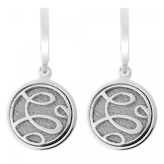 Orphelia® 'Serena' Dames Zilver 925 925 Oorhangers - Zilverkleurig ZO-7096