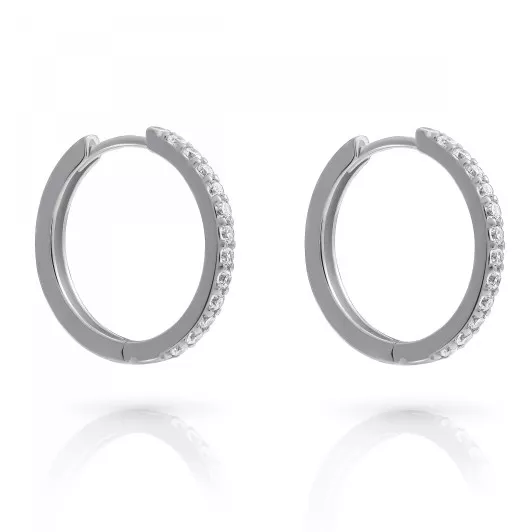 Orphelia® 'Fay' Dames Zilver 925 925 Creolen - Zilverkleurig ZO-7557