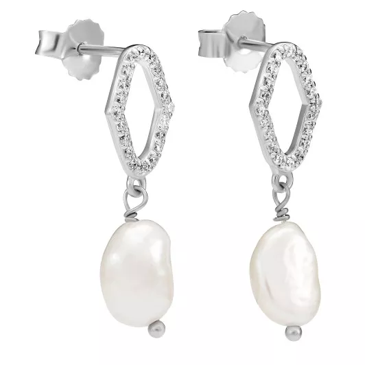 Orphelia® 'Normandy' Femmes Argent Boucle d'oreille - Argent ZO-7574