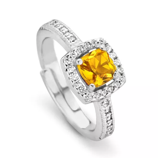 Orphelia® Dames Zilver 925 925 Ring (sieraad) - Zilverkleurig ZR-7199/CH