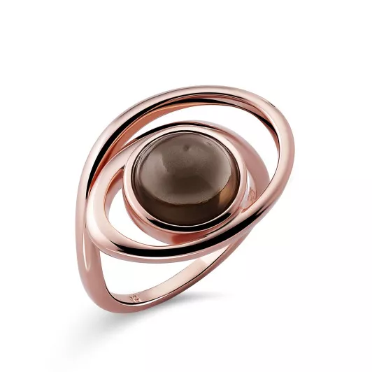 Orphelia® Dames Zilver 925 925 Ring (sieraad) - Rosékleurig ZR-7495