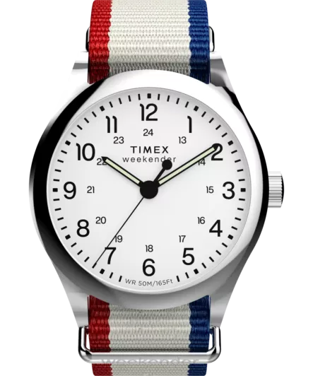 Timex® Analoog 'Weekender new england' Heren Horloge TW2Y15500