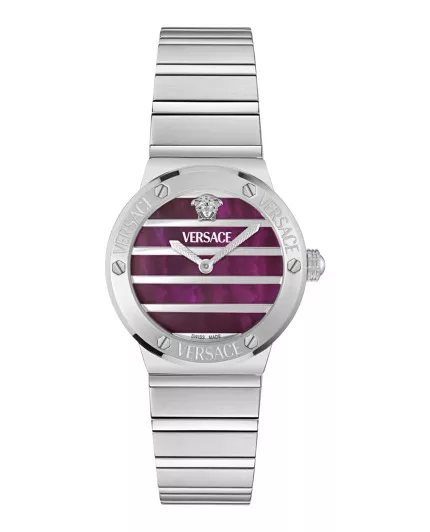 Versace® Analogue 'Greca Logo Pearl' Women's Watch VE0S00125