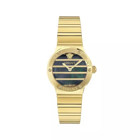 Versace® Analogue 'Greca Logo Pearl' Women's Watch VE0S00525