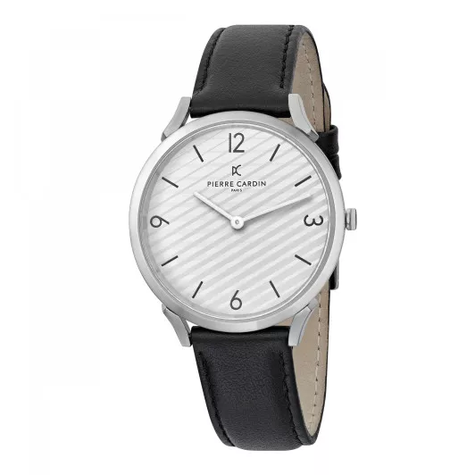 Pierre Cardin® Analoog 'Pigalle stripes' Heren Horloge CPI.2016