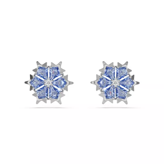 Swarovski® 'Magic' Women's Base Metal Stud Earrings - Silver 5734242