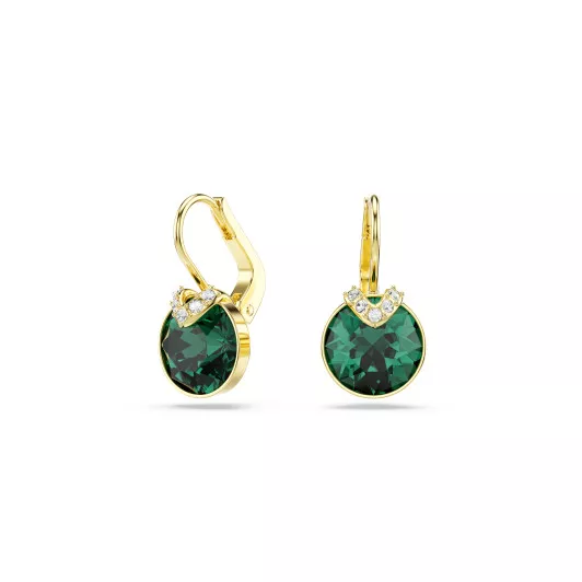 Swarovski® 'Bella' Women's Gold Plated Metal Drop Earrings - Gold 5735389