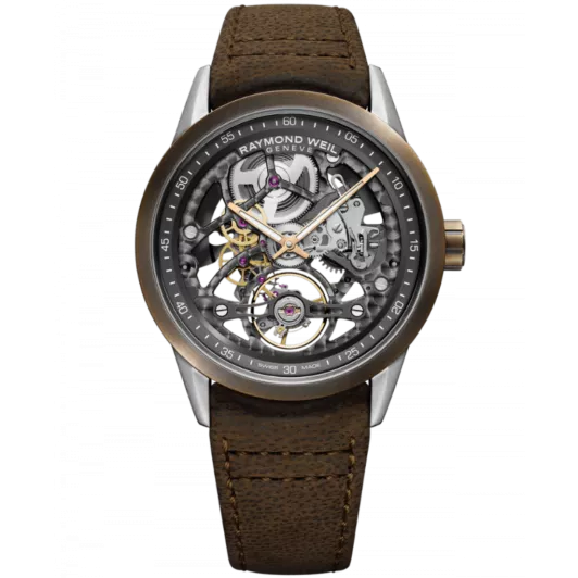 Raymond Weil® Analogique 'Freelancer' Hommes Montre 2785-SBC-60000