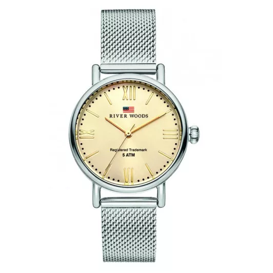 River Woods® Analoog 'Wisconsin' Dames Horloge RW340035