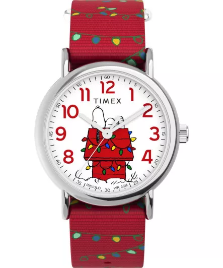 Timex® Analoog 'Peanuts weekender' Dames Horloge TW2W80800
