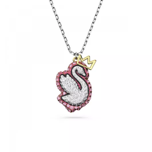 Swarovski® 'Pop swan' Dames Metaal Hanger - Zilverkleurig 5649200