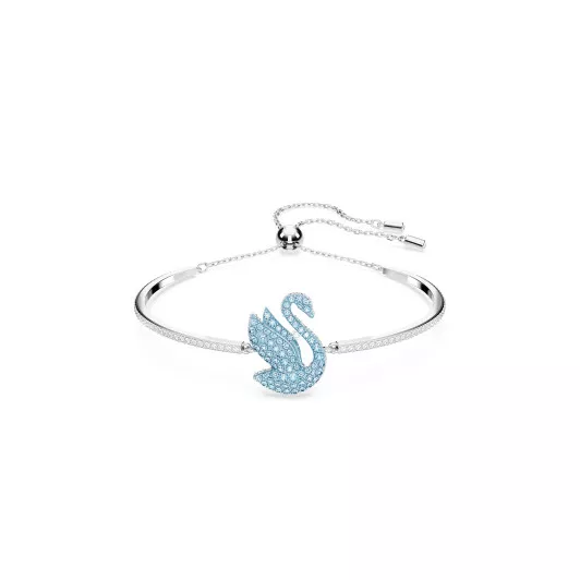 Swarovski® 'Iconic swan' Dames Metaal Armband (sieraad) - Zilverkleurig 5660595