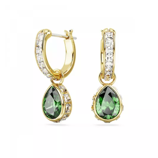 Swarovski® 'Stilla' Dames Verguld Metaal Oorhangers - Goudkleurig 5662922