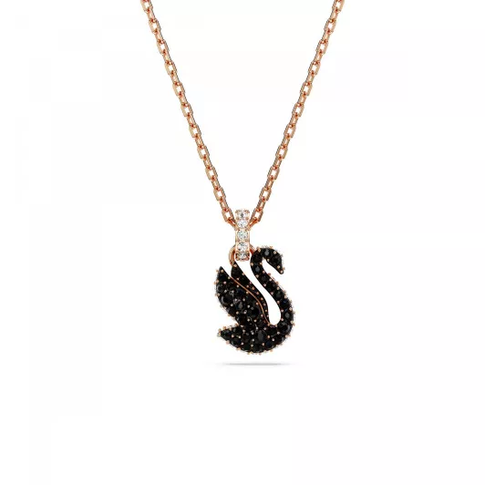Swarovski® 'Swan' Dames Verguld Metaal Collier - Rosékleurig 5678046