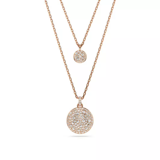 Swarovski® 'Meteora' Dames Verguld Metaal Collier - Rosékleurig 5683449