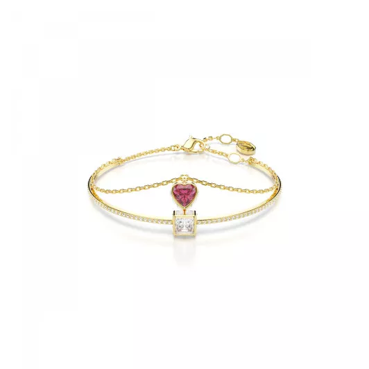 Swarovski® 'Chroma' Dames Verguld Metaal Armband (sieraad) - Goudkleurig 5683835