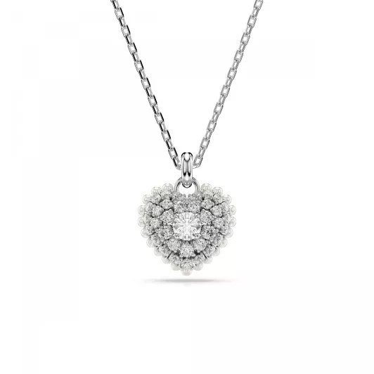 Swarovski® 'Hyperbola' Dames Metaal Collier - Zilverkleurig 5684386