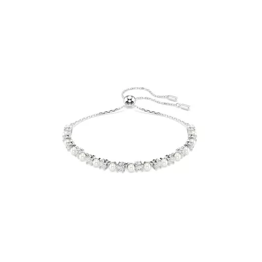 Swarovski® 'Matrix' Dames Metaal Armband (sieraad) - Zilverkleurig 5689633