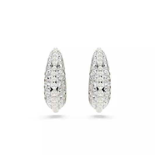 Swarovski® 'Sublima' Dames Metaal Oorhangers - Zilverkleurig 5692107