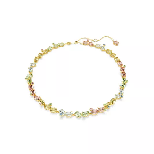Swarovski® 'Gema' Women's Gold Plated Metal Necklace - Gold 5714836