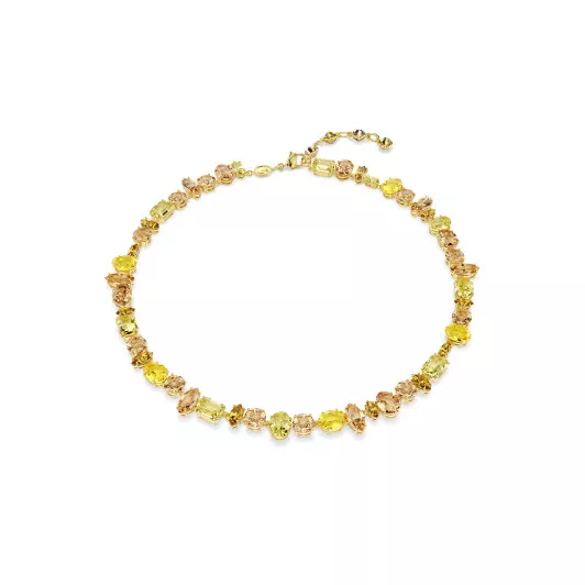 Swarovski® 'Gema' Femmes Métal plaqué Collier - Or 5718071