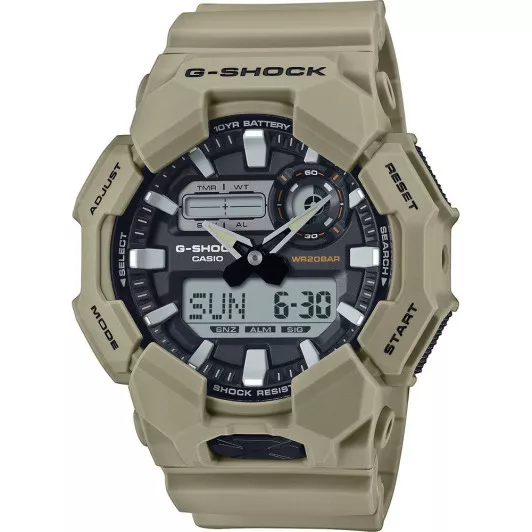 Casio® Analoog En Digitaal 'G-shock' Heren Horloge GA-010-5AER