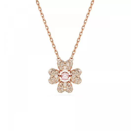 Swarovski® 'Idyllia' Dames Verguld Metaal Collier - Rosékleurig 5674211