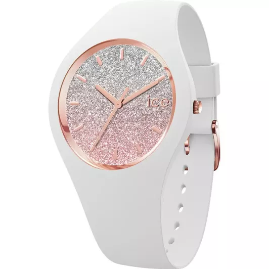 Ice Watch® Analoog 'Ice lo - white pink' Dames Horloge 024519
